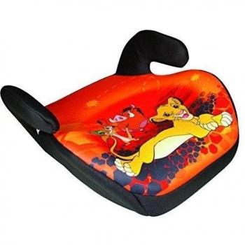 Kaufmann Kl-Kfz-060 - Asiento elevador para Coche, diseño de el Rey León, color negro Y naranja