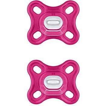 MAM Comfort Silicone Pacifier 0+ Months Pink - Double Pack