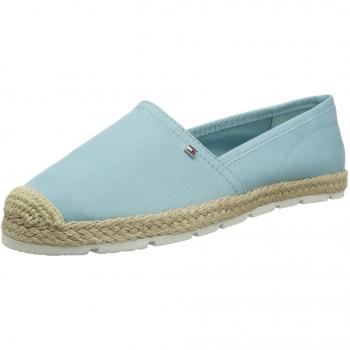 Tommy Hilfiger Basic Sporty Flat Espadrille, Alpargata para Mujer, Azul
