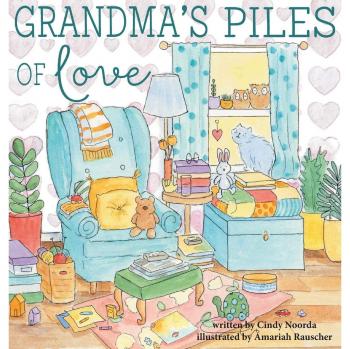 Montones de Amor de Abuela - Cojín Decorativo con Diseño Atractivo y Mensaje Emotivo