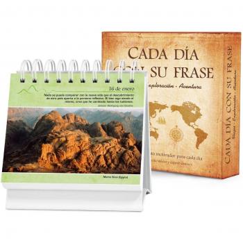 Cada Dia Con Su Frase Viajes Exploracion Aventura: Un Diario Quotebook En Practico Formato de Escritorio: Un Diario Quotebook En Práctico Formato de Escritorio - VV.AA.