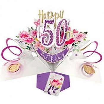 Second Nature POP191 - Tarjeta de felicitación para 50 cumpleaños
