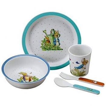 Petit Jour Paris - Juego de 5 piezas Peter Rabbit Blue - con su caja de regalo, multicolor