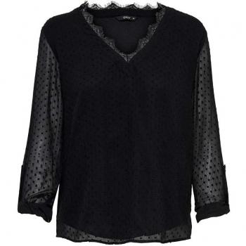 Only - Camiseta de manga larga - para mujer Negro
 36