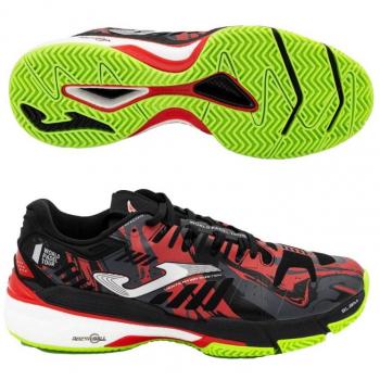 Zapatillas Joma Slam Men 2301 Negro Rojo Tslamw2301c