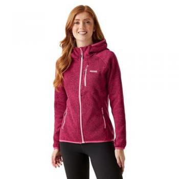 Regatta Women's Newhill Hooded Fleece Jacket - Deep Pink, Size 8