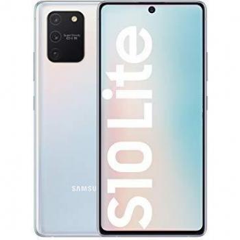 Samsung Galaxy S10 Lite - Smartphone 128 GB expandible, 8 GB de RAM, batería de 4500 mAh, 4G, Sim híbrido, Android 10, , Prism White