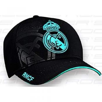 GORRA REAL MADRID PRODUCTO OFICIAL 2017-2018 NEGRA ADULTOS
