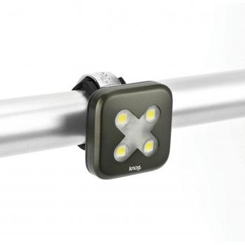 Knog 11209 - Luz delantera en diseño de cruz para bicicleta, color negro