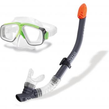 Set de Buceo Intex Surf Rider - Máscara y Snorkel Hipoalergénicos
