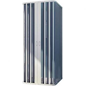 Mampara de ducha extensible 3 lados PVC h 185 cm modelo Nova 70x70x70 cm