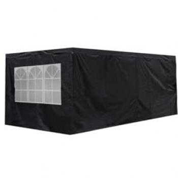 Pack 4 Laterales Negros para Carpas Plegables 3x6 Master
