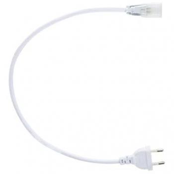 Cable de Corriente para Tira LED Regulable Autorectificada 220V AC 120 LED/m Monocolor IP65 Ancho 12mm Blanco