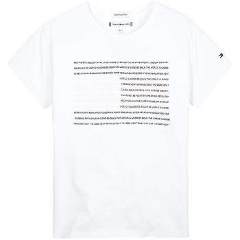 Tommy Hilfiger Camiseta Empowering Organic Text 8 Blanco