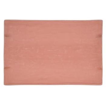 Bandeja Rectangular de Cerámica Gres Texturizado 35x23cm Apta para Microondas y 100% Higiénica Terracota