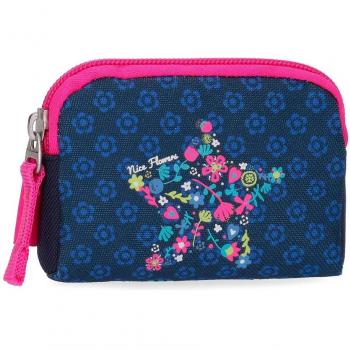 MOVOM Nice Flowers Monedero, 12 cm, 0.19 litros