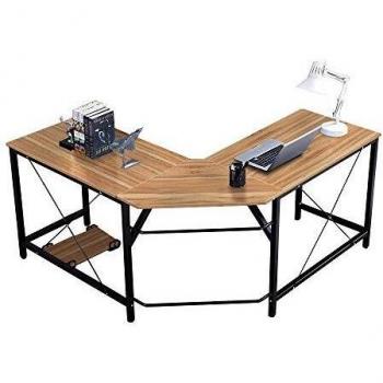 SogesHome Corner Desk Escritorio en Forma de L para computadora L