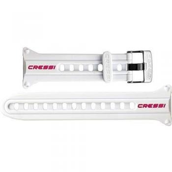 Cressi Strap For Goa Correa de Ordenador, Blanco/Rosa, Uni