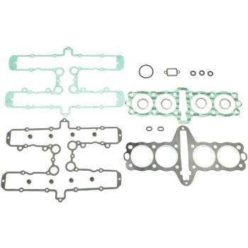 Kit de juntas de culata ATHENA P400250600700 con juntas esmeriladas, diseñado para asegurar un sellado óptimo en motores, incluye todas las juntas necesarias para la instalación y está fabricado con materiales de alta calidad para una