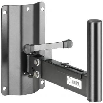 Soporte de pared para altavoces Adam Hall SMBS 5 - Inclinable y giratorio, capacidad máxima 30 kg, color negro