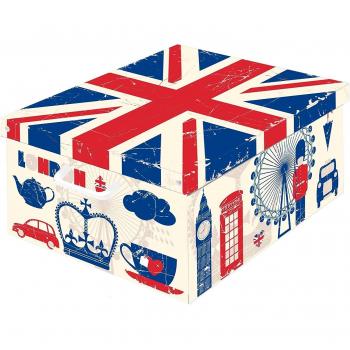 Kanguru Box Collection de Londres, Cartón, Multicolor, 39 x 50 x 24 cm