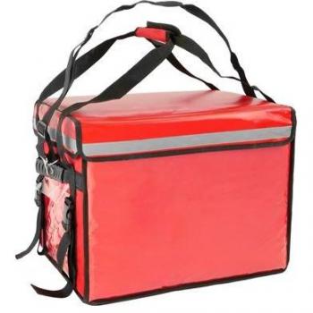 Bolsa Isotérmica Roja de 76 Litros para Comidas al Aire Libre y Entregas en Moto o Bicicleta - CityBAG