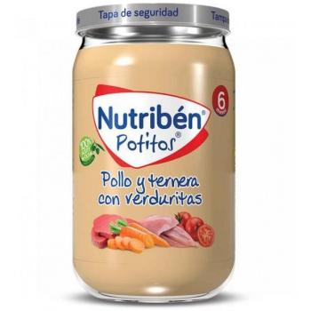 Nutribén Potito Pollo y Ternera con Verduritas 235g
