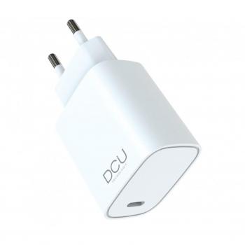 DCU Cargador de Pared GaN USB Tipo-C con Power Delivery 30W Blanco