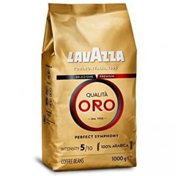 Lavazza Qualità Oro, 100% Arabica Medium Roast Coffee Beans, Pack of 1 kg
