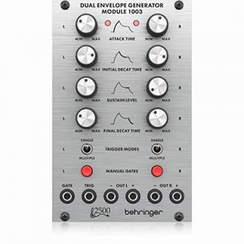 Behringer DUAL ENVELOPE GENERATOR MODULE 1003 Legendary 2500 Series Dual Envelope Generator Module for Eurorack