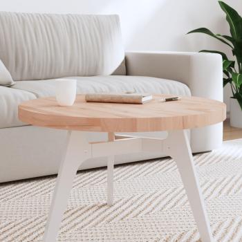 Tablero de mesa redondo de madera maciza de haya Ø 70x4 cm