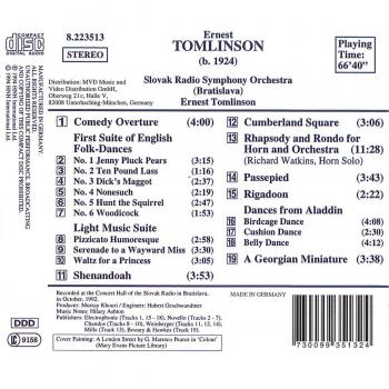 Tomlinson: Light Music suite/Folk dances
