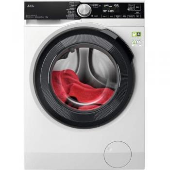 Lavadora AEG LFSR8514L6O, Carga Frontal, 10 kg, 1400 rpm, Libre Instalación, Tecnología PowerCare, Programa Vapor ProSteam, Cajón Universal, Conectividad WiFi,