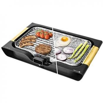 Cecotec Plancha Eléctrica Reversible Rock&Water 3000 Twin. 2200 W, 2 Superficies