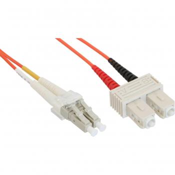 Cable de Fibra Óptica Duplex LC/SC 50/125µm OM2 2m