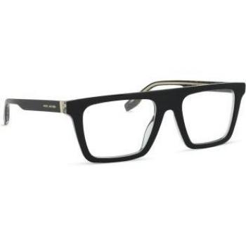 Marc Jacobs 759 Rectangular Prescription Glasses - Black Plastic, Online Try-On