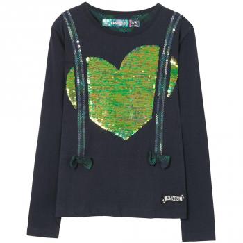 Desigual Ts_winnipeg, Camisa Manga Larga para Niñas, Azul