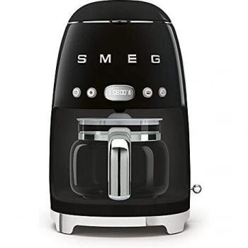 Smeg DCF02BLEU coffee maker Countertop Drip coffee maker 1.4 L Fully-auto DCF02BLEU, Countertop, Drip coffee maker, 1.4 L, Ground coffee, 1050 W, Black,Chrome,Silver