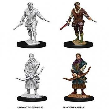 D&D Nolzur's Marvelous Unpainted Miniatures Male Human Rogue Pack of 6