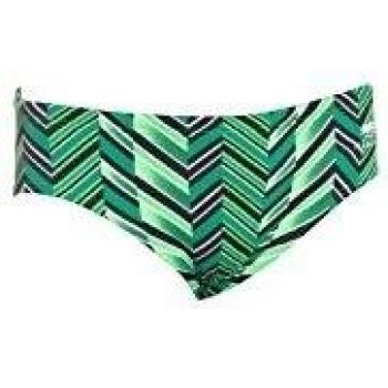 Blueseventy Chevron Brief - Bañador para hombre, color verde, talla 28