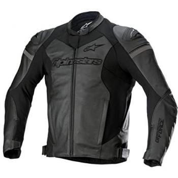 Chaqueta de Moto Alpinestars GP Force - Cuero Negro Alta Calidad Talla 52