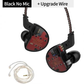 Auriculares KZ ZS10 con 4 Transductores Balanceados + 1 Controlador Dinámico, HiFi Bass y Cancelación de Ruido, Auriculares In-Ear