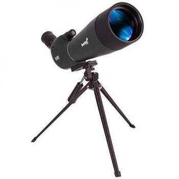Luneta Levenhuk Blaze BASE 80 con óptica BK-7, trípode de metal y bolsa para observación de fauna y paisajes