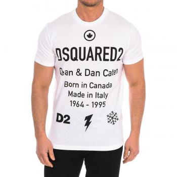 DSQUARED2 Camiseta de manga corta para hombre con diseño exclusivo S74GD0746-S23009