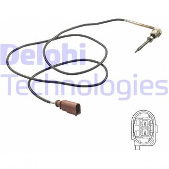 Sensor de temperatura de los gases de escape DELPHI TS30174 para Touareg (7P5, 7P6)