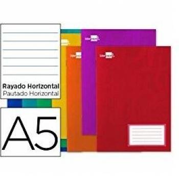 Libreta liderpapel write a5 32 hojas 60gm2 horizontal con margen