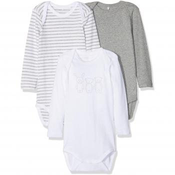 NAME IT Nmnbody 3p LS Mel Noos, Polaina para Bebés,