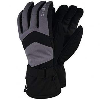 Dare 2b Probity Waterproof Breathable Insulated Ski Snowboard Winter Glove with Gripped Palm and Thumb Guantes, Hombre, Negro y Gris, M