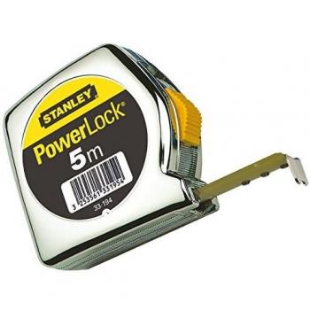 Stanley 1-33-194 - Flexómetro Powelock Classic ABS, 5 m x 19 mm