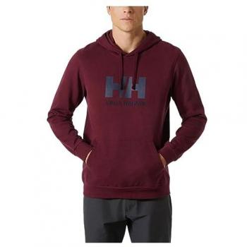 Sudadera con capucha Helly Hansen Logo en color rojo, talla S, para hombre
